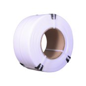 Лента полипропиленовая (5x0,5) мм 6000 метров, белая  Лента полипропиленовая (5x0,5) мм 6000 метров, белая